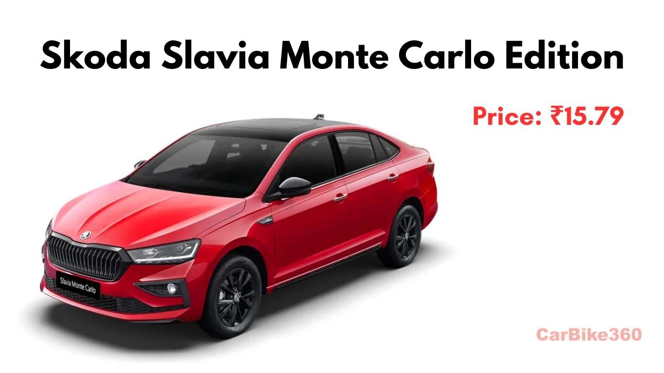 Skoda Launched Monte Carlo Edition of Slavia in India at Rs. 15.79 lakh news