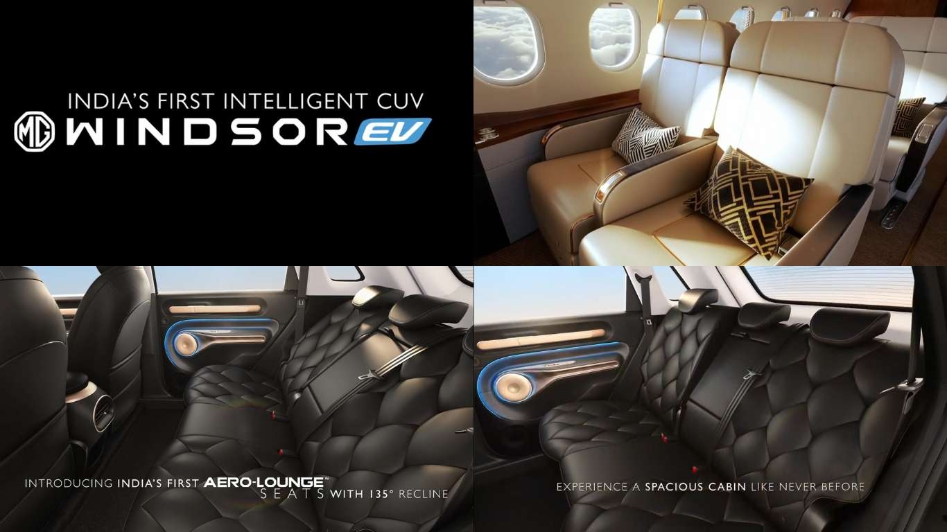 MG Windsor EV: Unveiling the Future of Comfort with Aero-Lounge Seats – New Teaser Released news