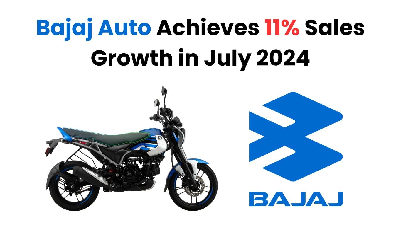 Bajaj Auto Achieves 11% Sales Growth in July 2024, Boosted by Domestic Demand news