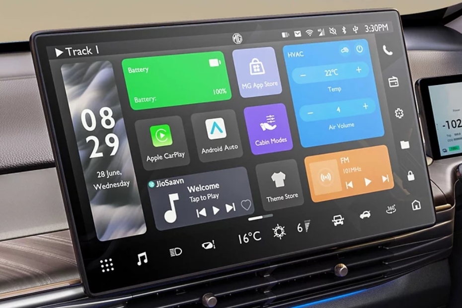 MG Windsor EV Grand View Touch Display