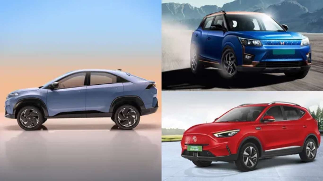 Tata Curvv EV vs MG ZS EV vs Mahindra XUV400: Specs, Features and Pricing Comparison news