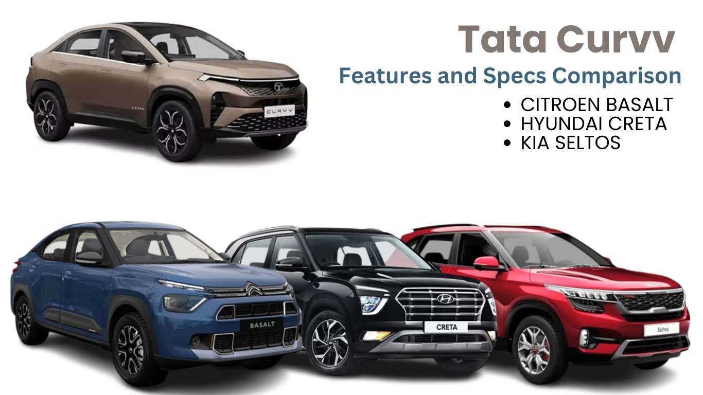 Tata Curvv vs Rivals: Comparing Features, Specs, and Pricing