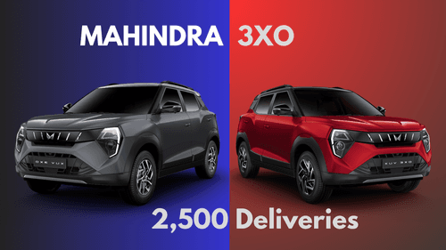Mahindra Delivers 2,500+ XUV 3XOs in first three Days