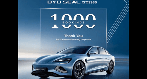 BYD Seal इलेक्ट्रिक सेडान ने लॉन्च के 3 महीने के भीतर 1,000 से अधिक बुकिंग हासिल की
