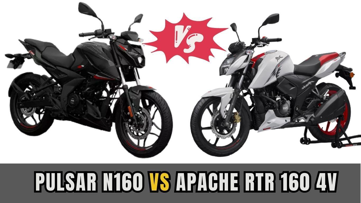 Pulsar n160 vs TVS Apache Rtr 160 4v: Which Bike Will Win Your Heart and Your Garage