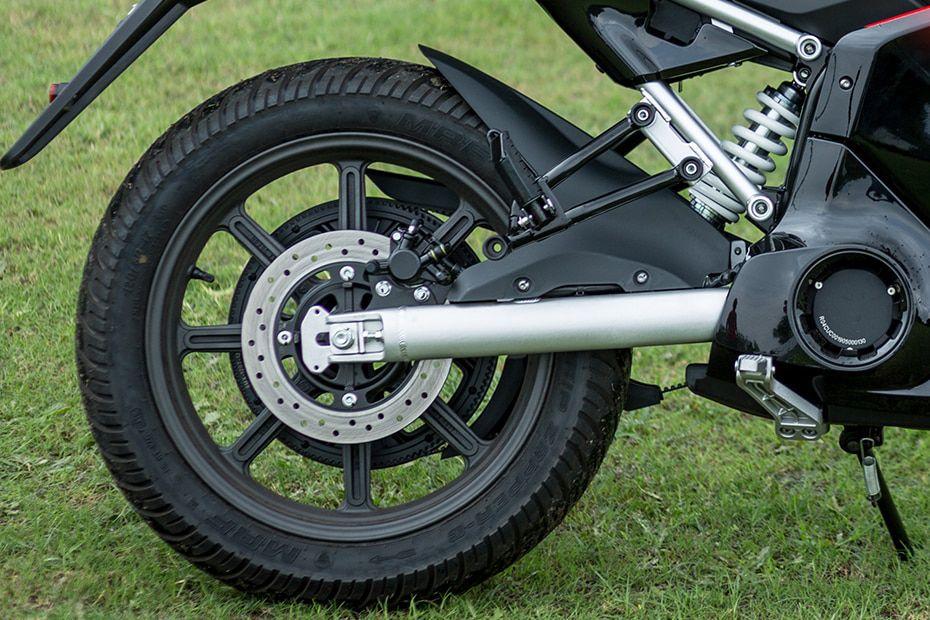 Revolt rv400 rear tyre view Revolt rv400 rear tyre view