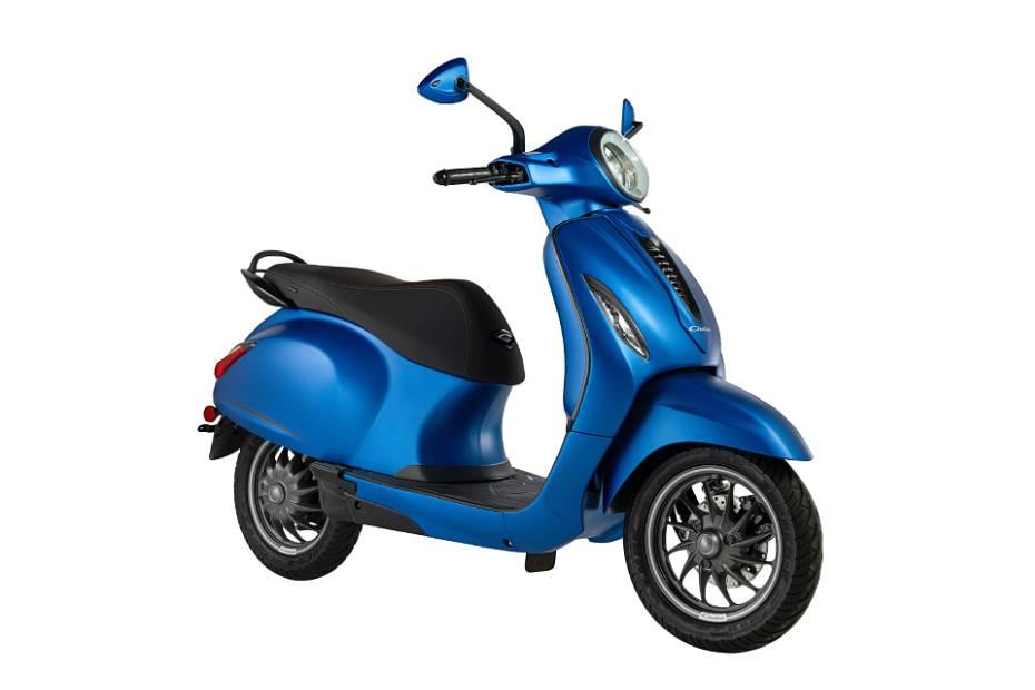 Bajaj Chetak Matte Caribbean Blue