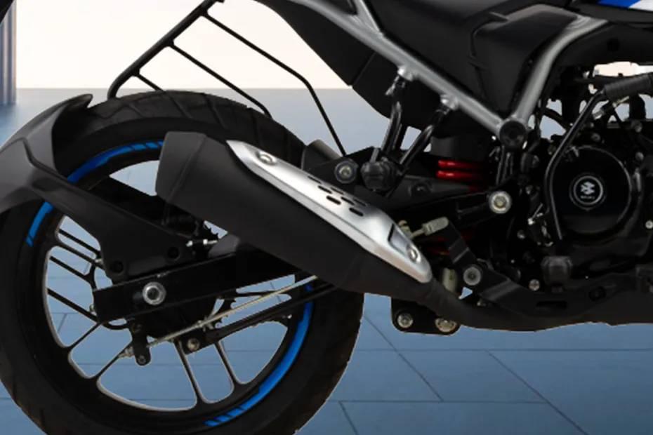 Bajaj freedom 125 exhaust view