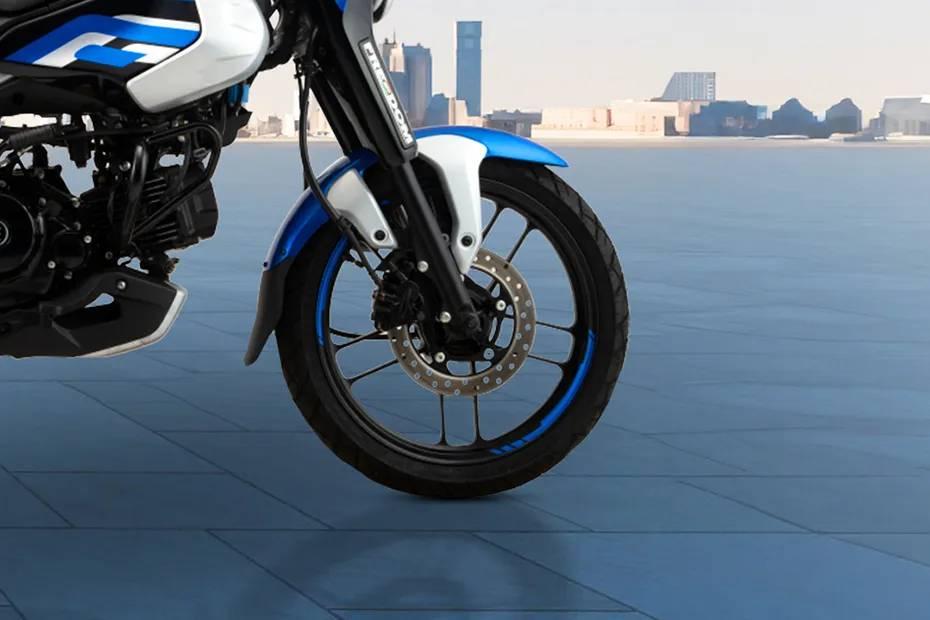 Bajaj freedom 125 front wheel view