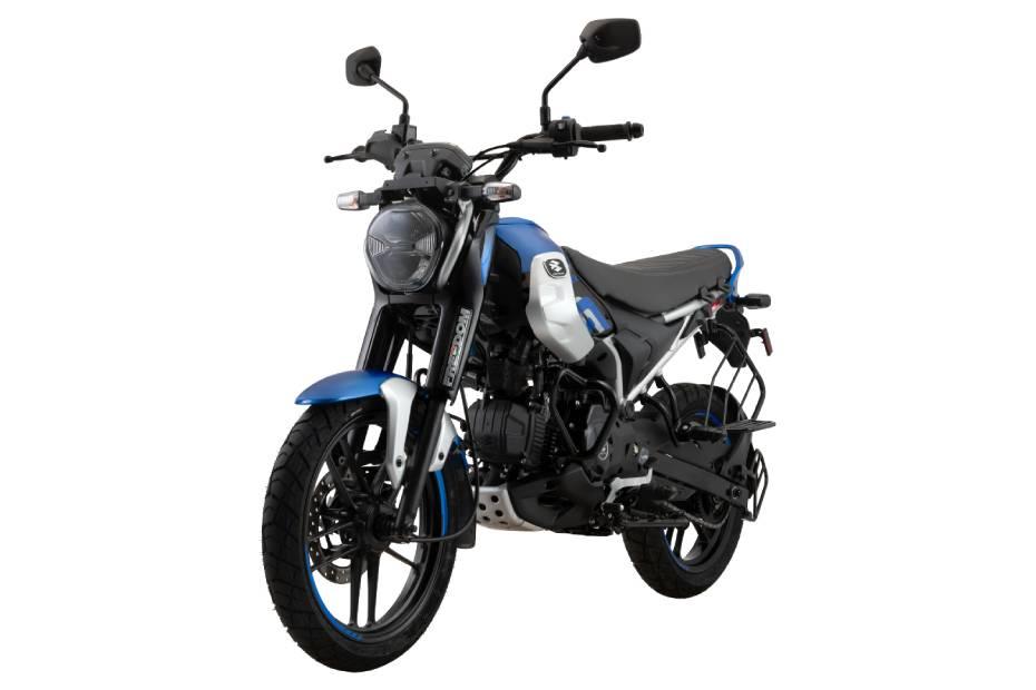 Bajaj freedom 125 left front three quarter