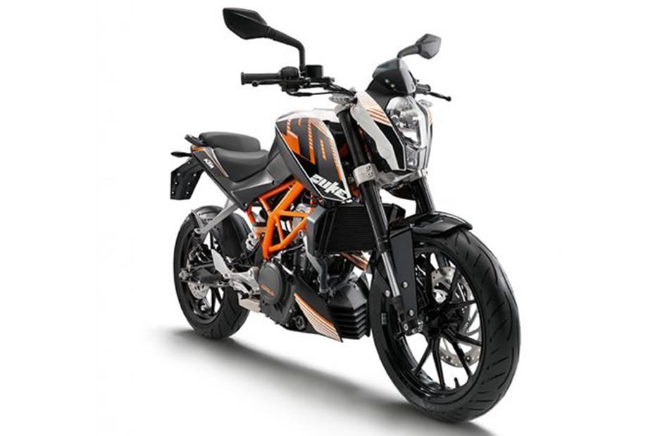 Ktm duke 650 front right side view