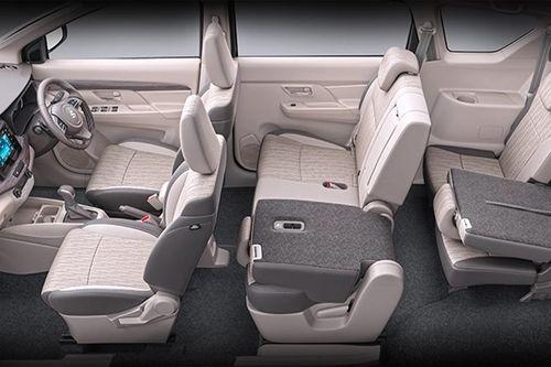 Smart flexi seating with 2nd and 3rd row recliner seats