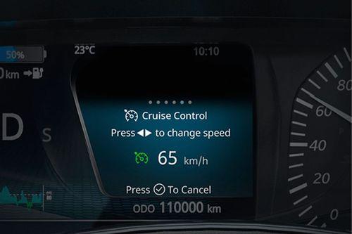 Drive effortlessly with intuitive cruise control feature.