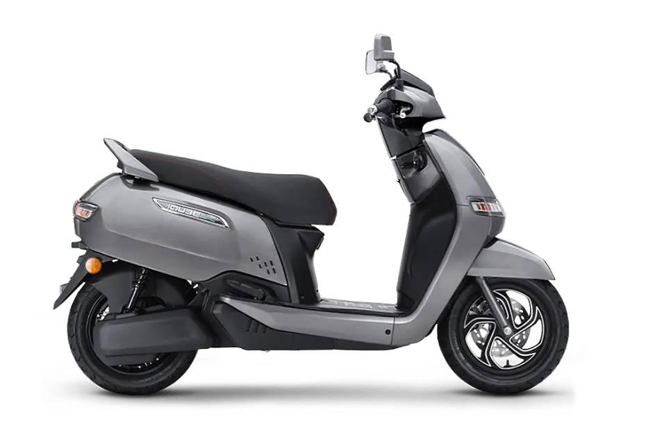 TVS iQube Electric Titanium Grey