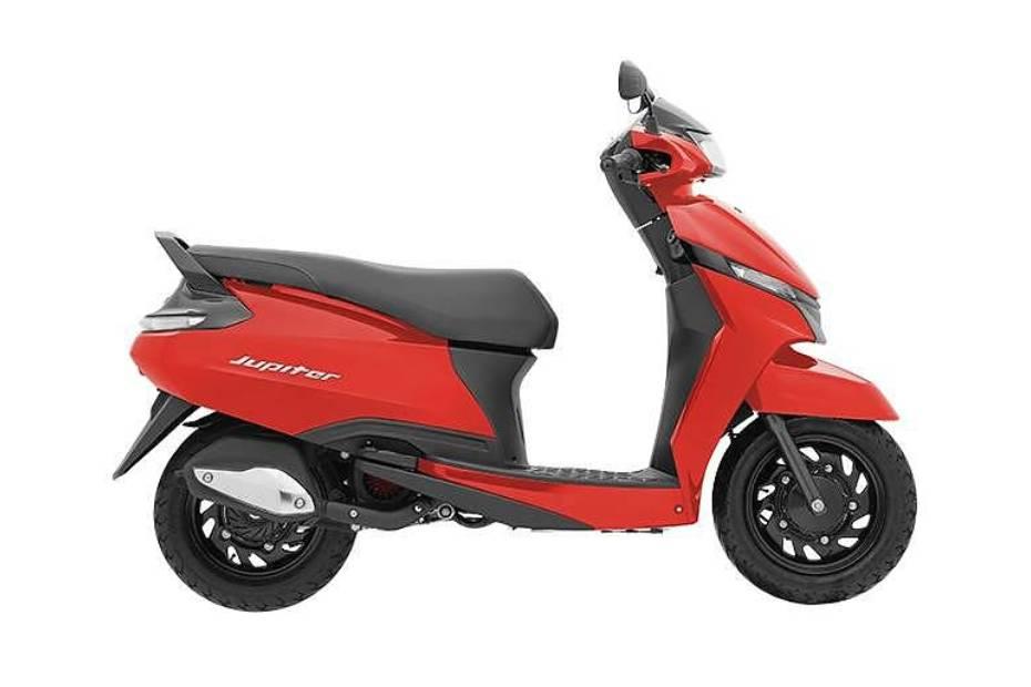 TVS Jupiter Meteor Red Gloss