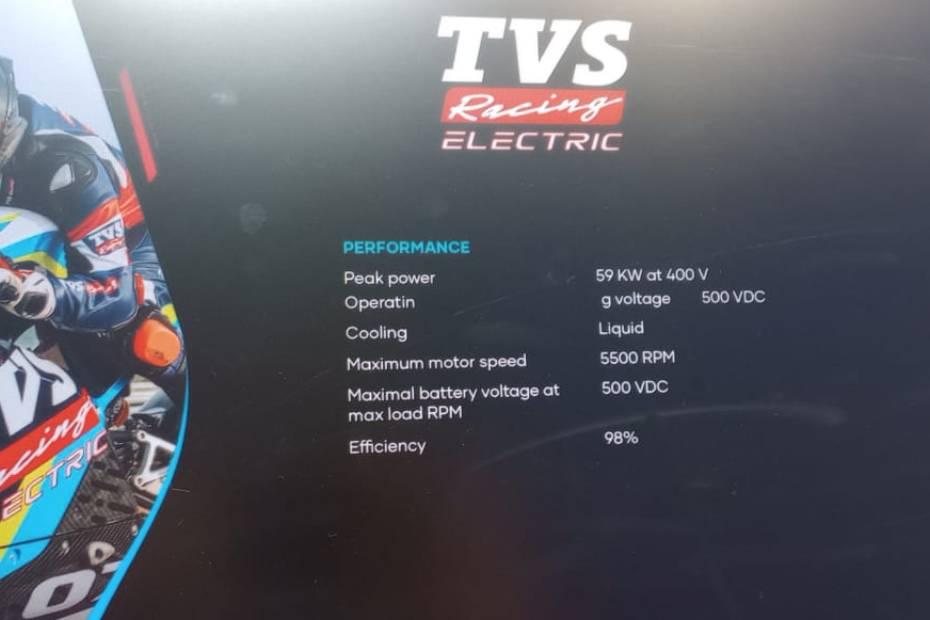 Tvs racing electric performance