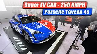 ye hai asli Electric Sports EV Car 🔥 Top Speed 250 KMPH 🔥 PORCSHE TAYCAN 4S