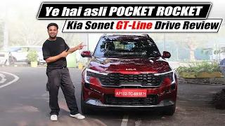 Tata Nexon or Kia Sonet for Performance ? Kia SONET GT Line - Detailed Drive Review 🔥