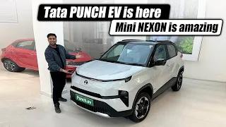 Tata PUNCH EV is here 🔥 Detailed Walkaround | Space , Features , Looks | Price 10.99 Lakhs