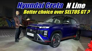 New Hyundai CRETA N Line is here - Better than SELTOS GT ?