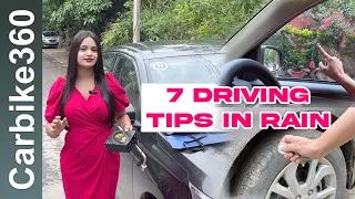 7 Car Driving Tips During Monsoon