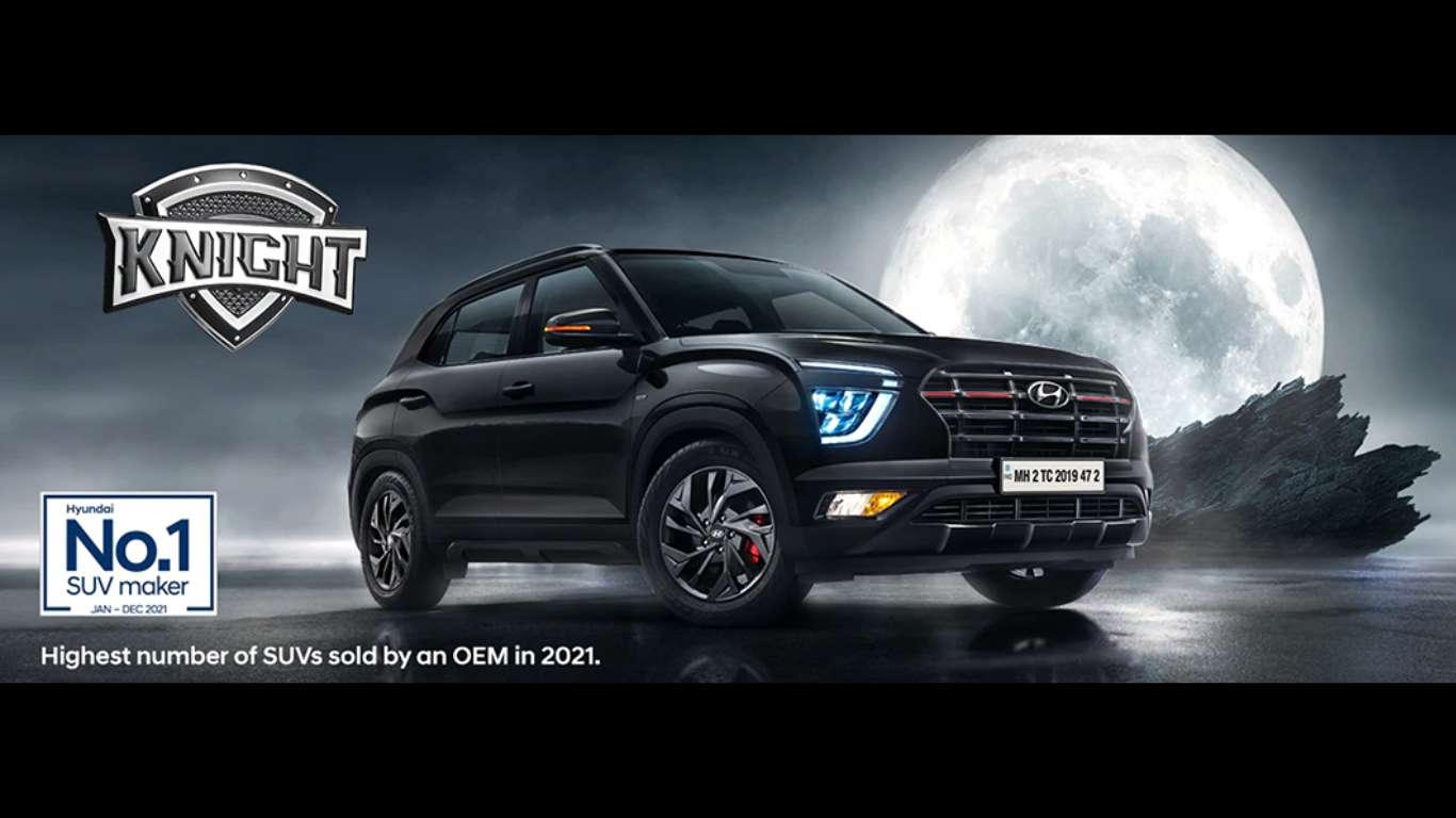 Hyundai Creta Knight Edition Launched at ₹14.51 Lakh with Bold Black Design