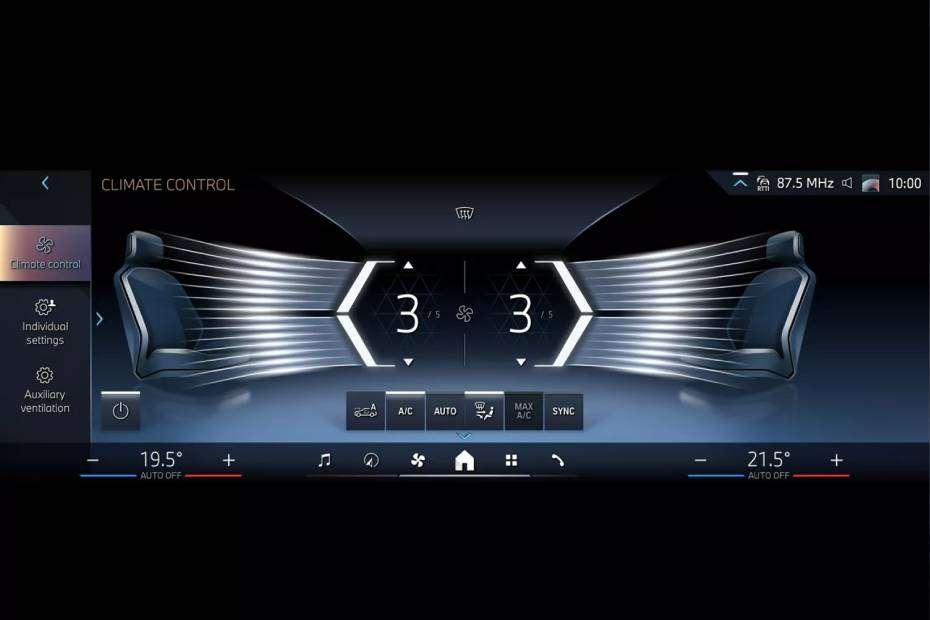 BMW 5 Series Front Seat Ventilation