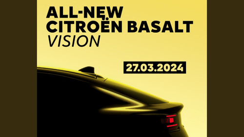 Citroen Basalt Vision, a C3-Based SUV Coupe, Sets for Debut on 27th March news