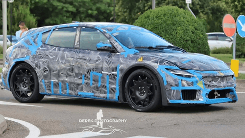 Ferrari's first electric car, spotted during testing, is set for a 2025 launch Ferrari First Electric Car