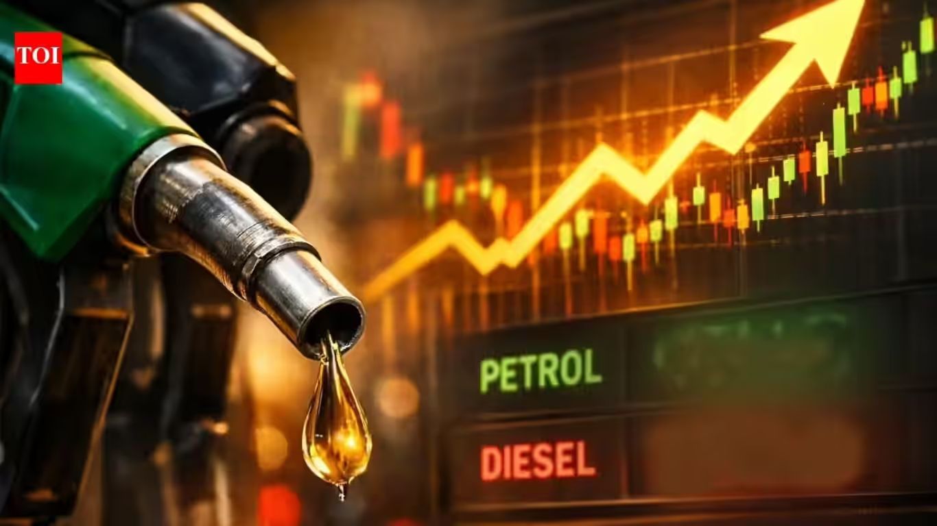 Petrol prices rise again in Delhi and Mumbai amid global supply disruptions Petrol Prices Today: Delhi & Mumbai See Fresh Hike Amid Global Supply Issues
